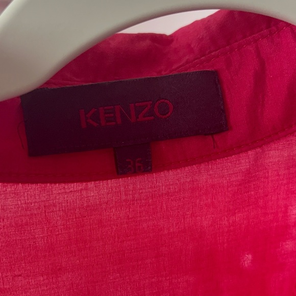 Kenzo red cotton dress - Picture 4 of 4